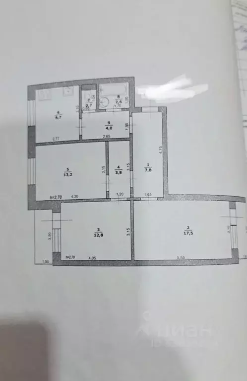 3-к кв. Белгородская область, Алексеевка ул. Степана Разина (71.1 м) - Фото 1