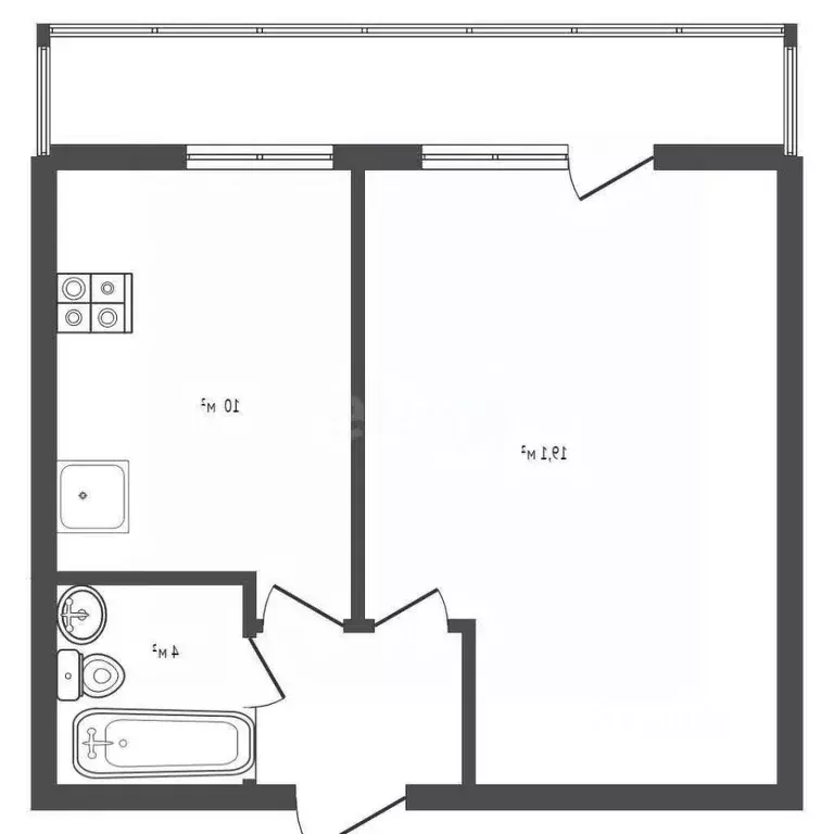 1-к кв. Владимирская область, Ковров ул. Строителей, 27/2 (41.0 м) - Фото 2
