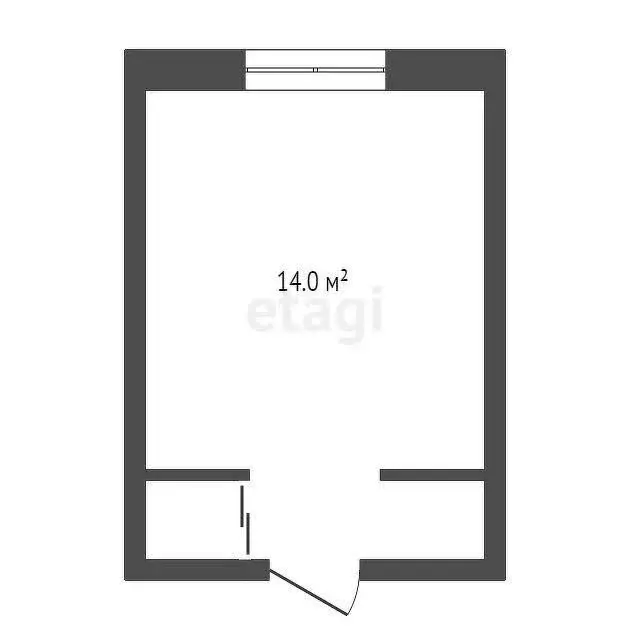 1к в 5-комнатной квартире (14.7 м) - Фото 1