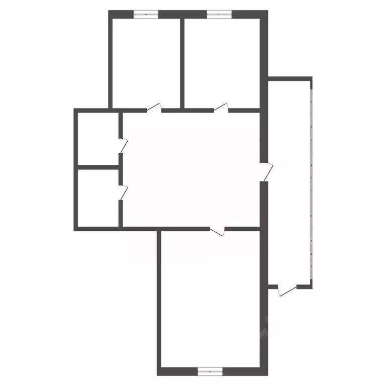 3-к кв. Амурская область, с. Ивановка пер. Заречный, 6 (61.6 м) - Фото 2