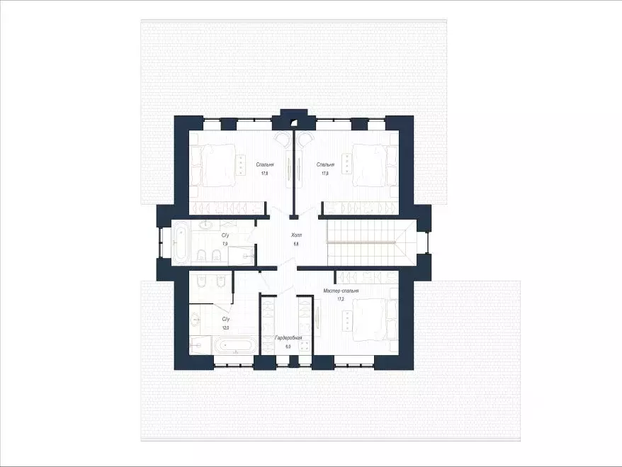 Дом в Московская область, Волоколамский муниципальный округ, Зиккурат ... - Фото 2