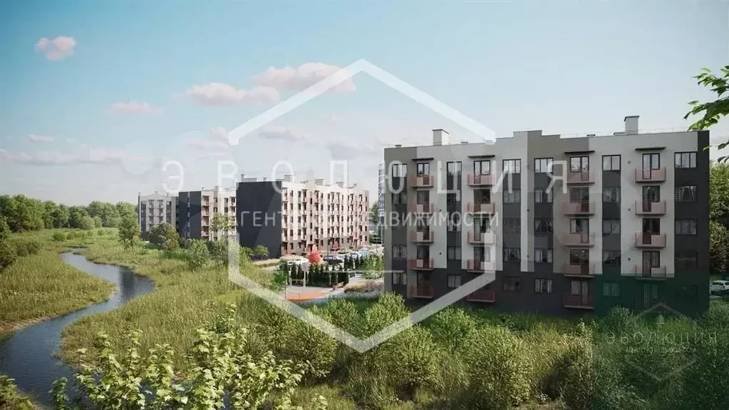 1-к. квартира, 26,7 м, 1/5 эт. - Фото 1