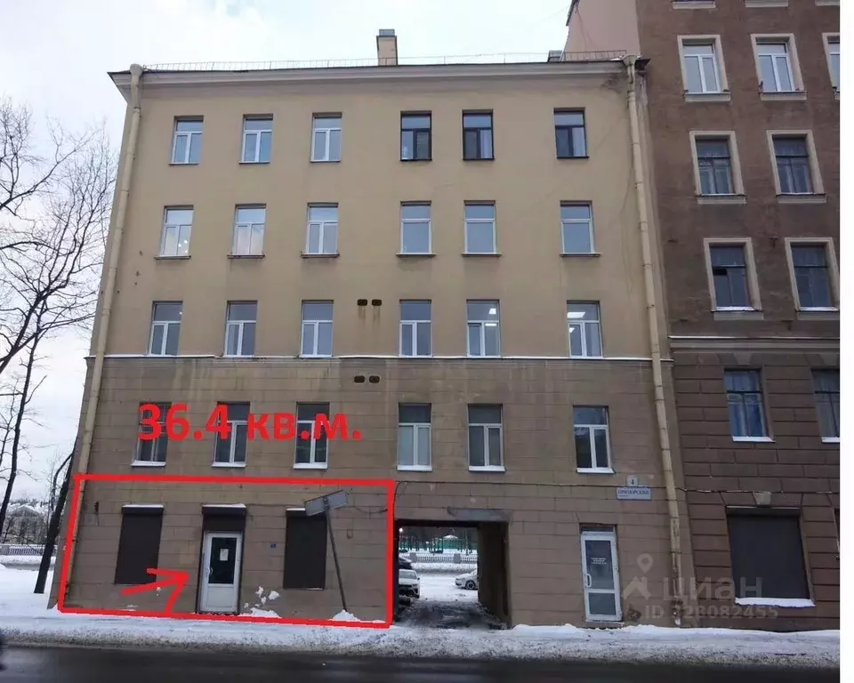 Помещение свободного назначения в Санкт-Петербург Приморский просп., 4 ... - Фото 1