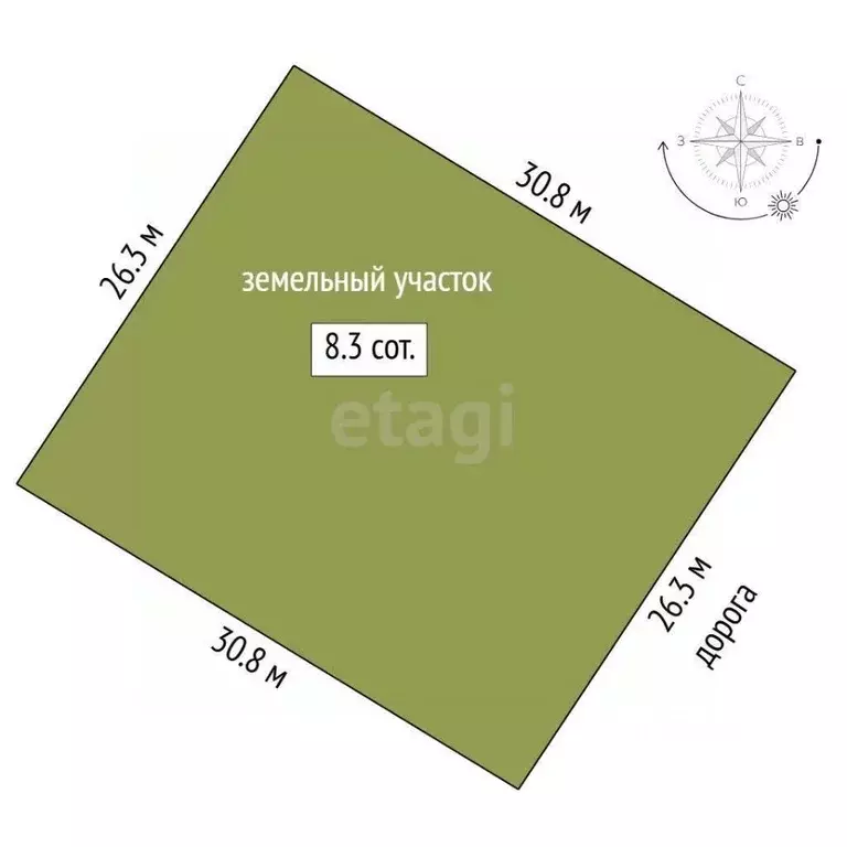 Участок в Тюменская область, Тюменский муниципальный округ, д. ... - Фото 2