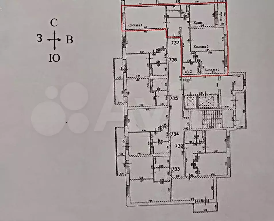 3-к. квартира, 74 м, 6/16 эт. - Фото 0