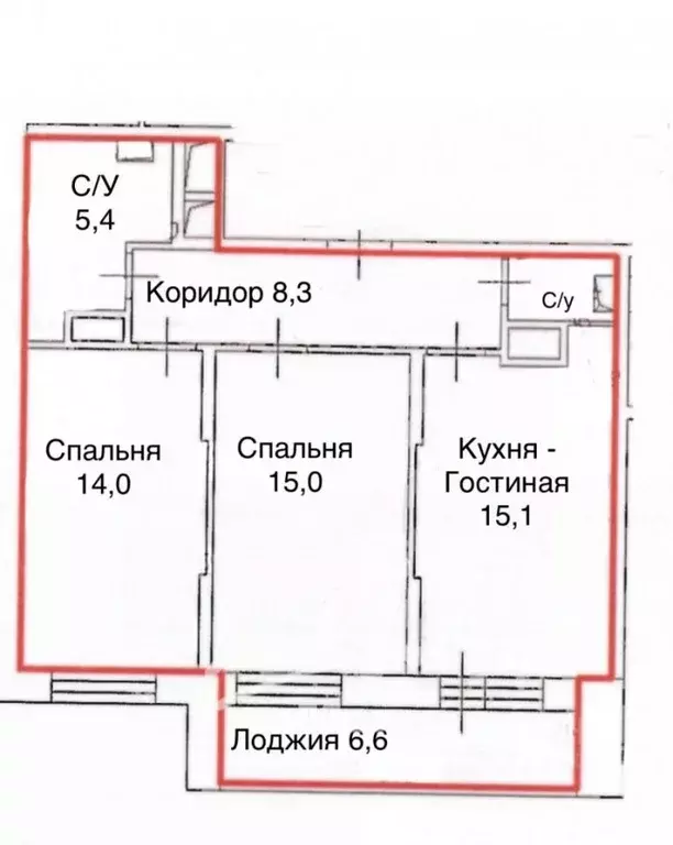 2-к кв. Московская область, Видное ул. Олимпийская, 1к2 (60.0 м) - Фото 1