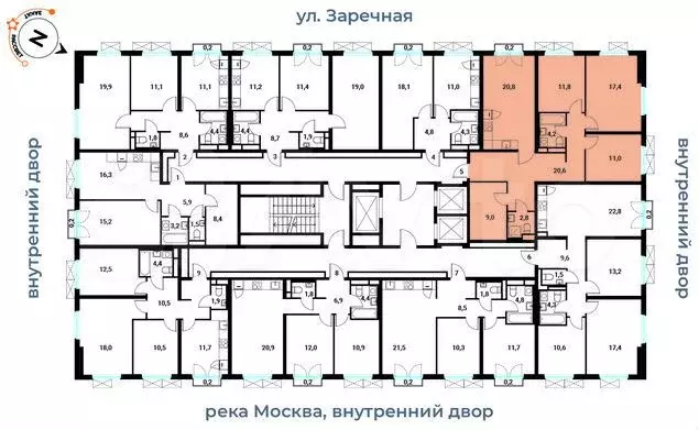 Аукцион: 3-к. квартира, 95,6 м, 5/20 эт. - Фото 0