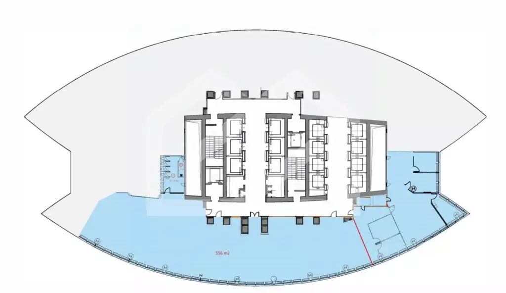 Офис в Москва наб. Пресненская, 10блокС (556 м) - Фото 2