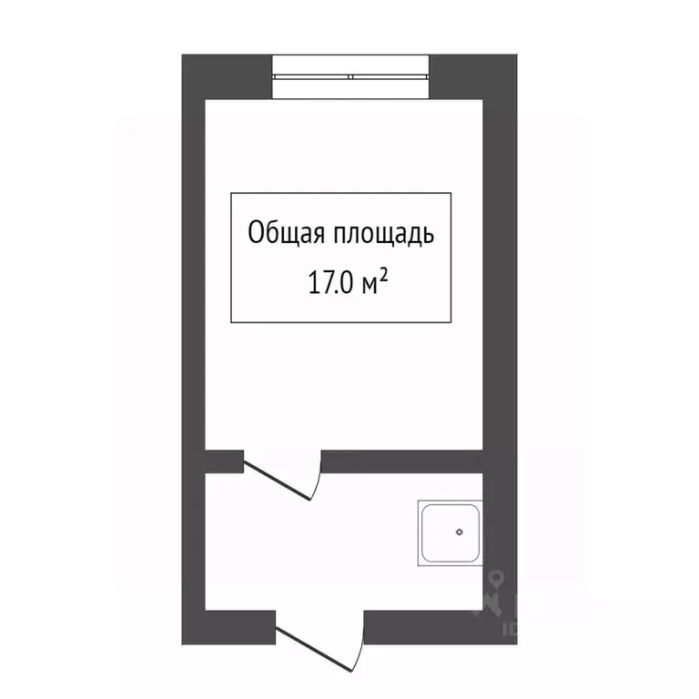 Студия Томская область, Томск Промышленный пер., 9А (17.0 м) - Фото 1