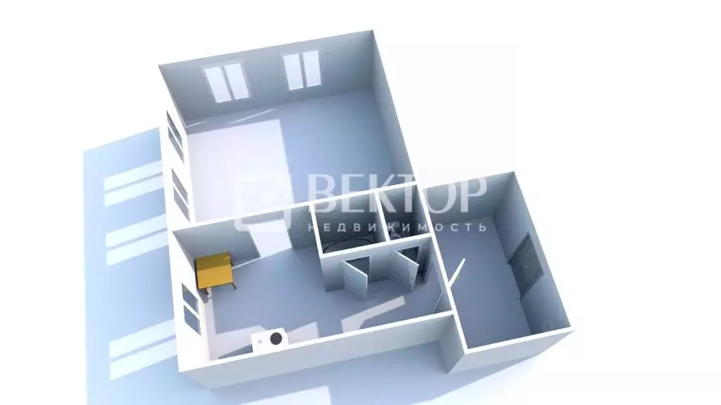 1-к кв. Костромская область, Кострома ул. Шагова, 10 (35.5 м) - Фото 2