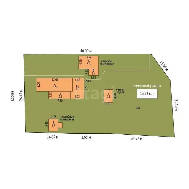 Дом в Судак, улица Мищенко (66.6 м) - Фото 2