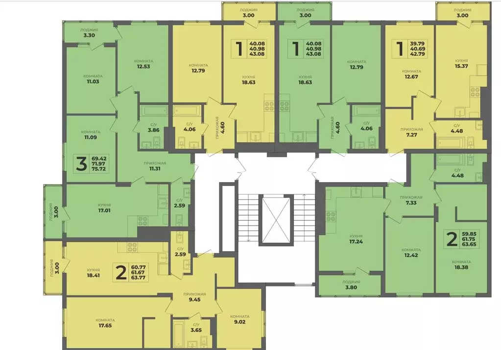 2-к кв. Калининградская область, Калининград ул. Генерала Толстикова, ... - Фото 2
