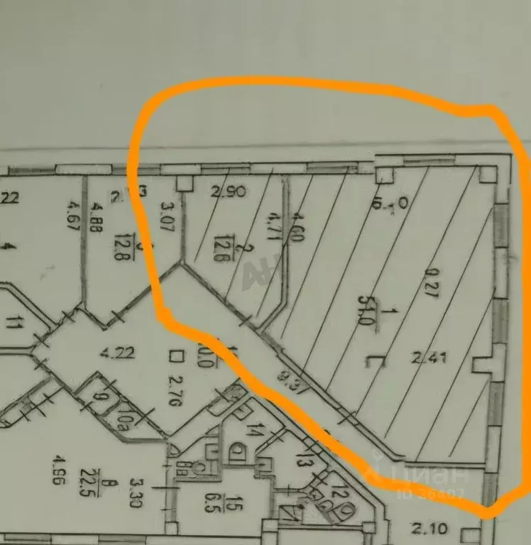 Офис в Москва Хлебозаводский проезд, 7С5 (64 м) - Фото 2