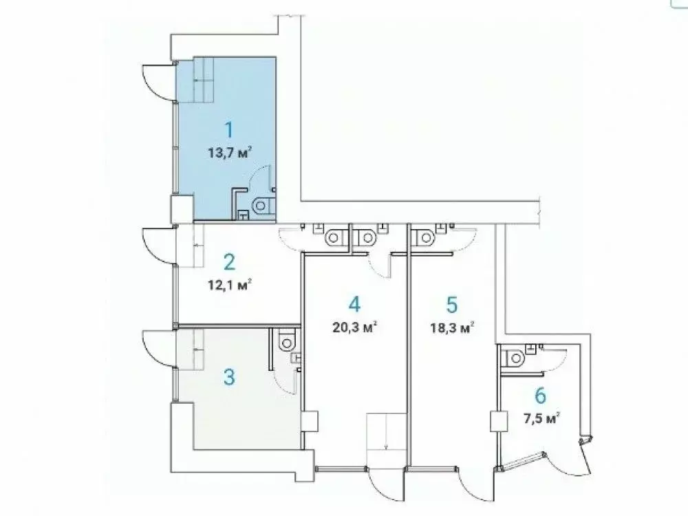 Торговая площадь в Москва просп. Мира, 97 (14 м) - Фото 2