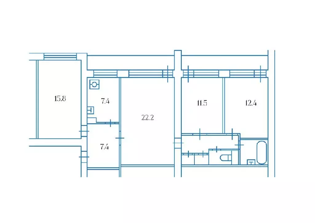 Продается 4-комнатная квартира - Фото 2
