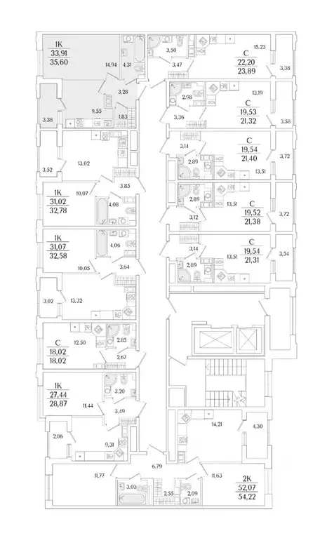 1-к кв. Санкт-Петербург ул. Фучика, 12к2Г1 (35.6 м) - Фото 1