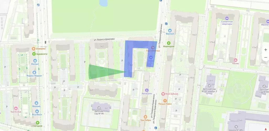 Квартира-студия: Санкт-Петербург, улица Генерала Кравченко, 3к1 (24.2 ... - Фото 1