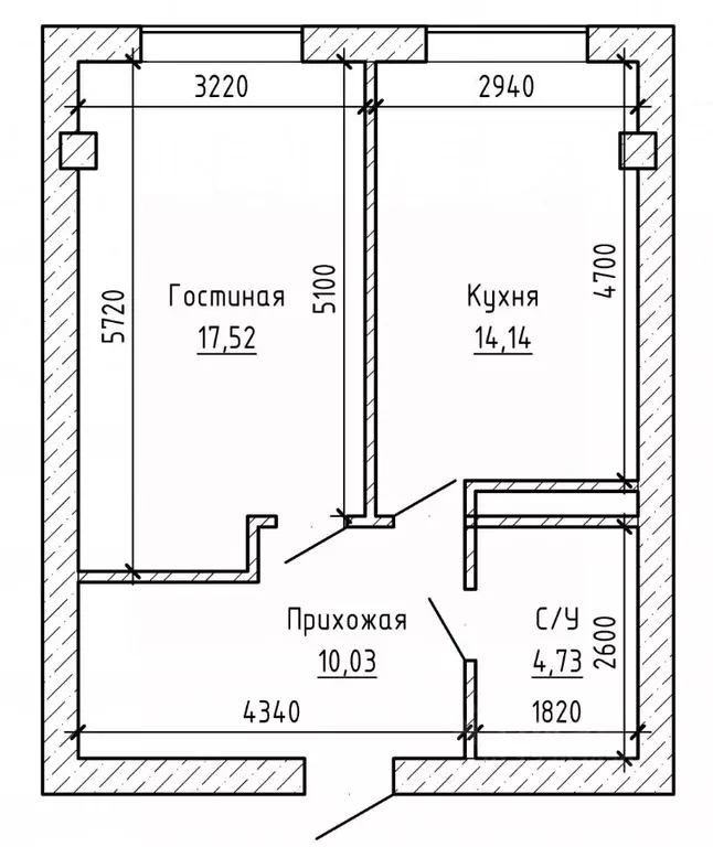 1-к кв. Кабардино-Балкария, Нальчик Московская ул., 14 (48.6 м) - Фото 2