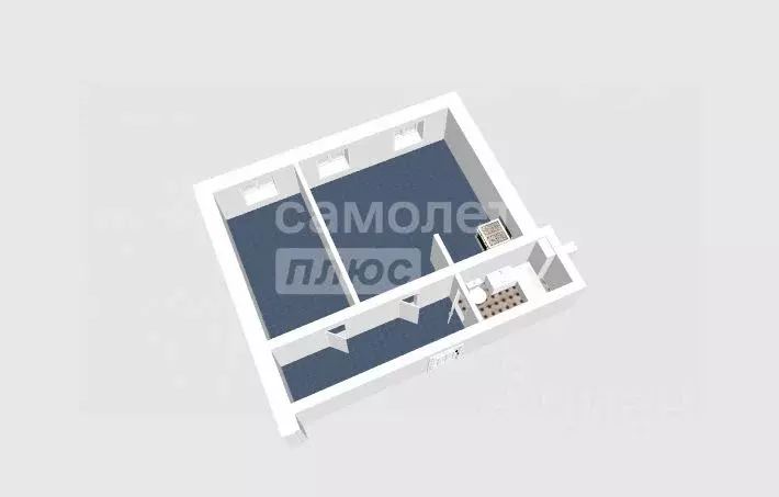 2-к кв. Татарстан, Альметьевск ул. Ризы Фахретдина, 57В/2 (65.7 м) - Фото 1