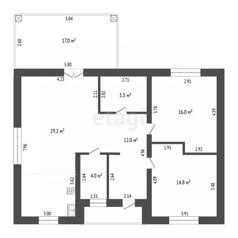 Дом в Тюменская область, Тюменский район, д. Елань ул. Молодежная (90 ... - Фото 2