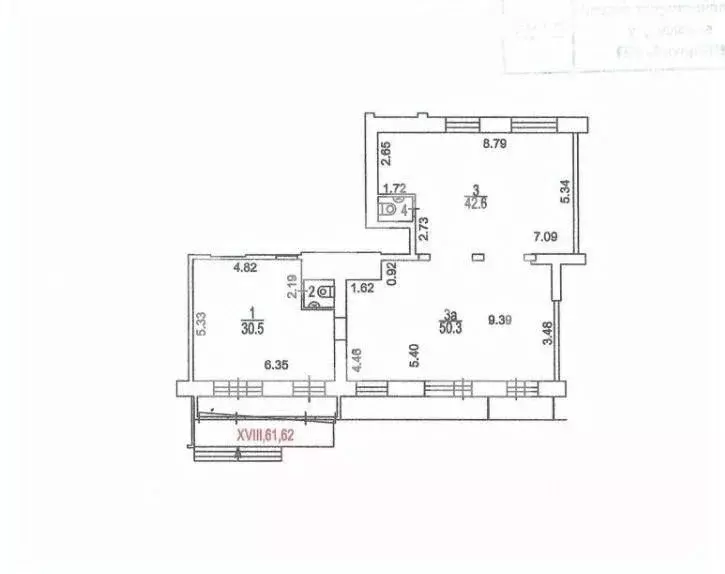 Помещение свободного назначения в Москва Нахимовский просп., 22 (32 м) - Фото 2