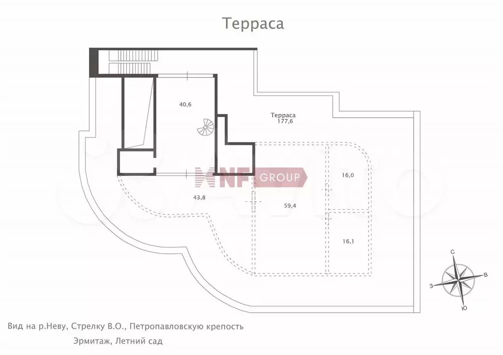5-к. квартира, 351,2 м, 23/23 эт. - Фото 1
