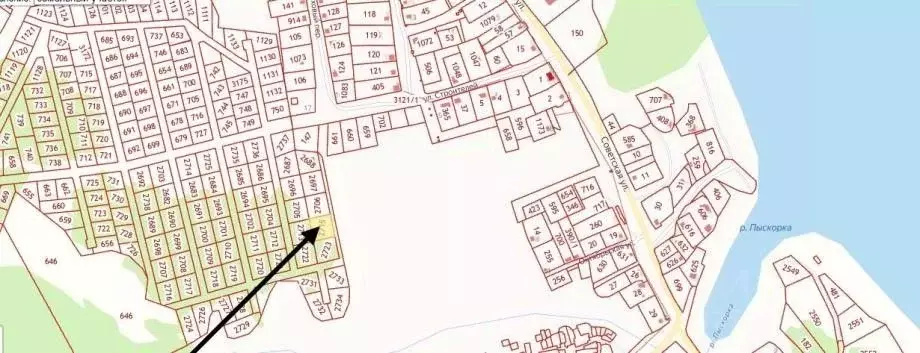 Участок в Пермский край, Березники муниципальный округ, с. Пыскор пер. ... - Фото 1