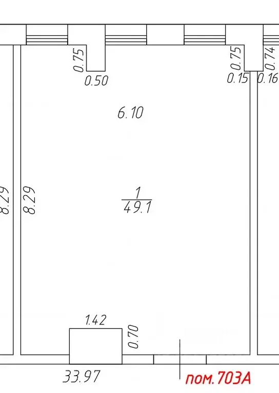 Офис в Москва ул. Двинцев, 3 (49 м) - Фото 2