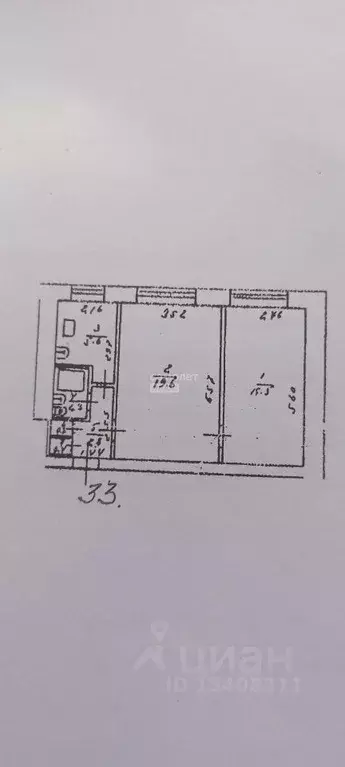 2-к кв. Астраханская область, Астрахань Пороховая ул., 16А (46.5 м) - Фото 1