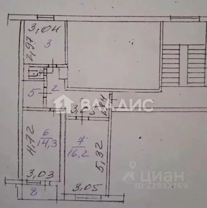 2-к кв. Пензенская область, Пенза ул. Терновского, 156 (52.4 м) - Фото 2