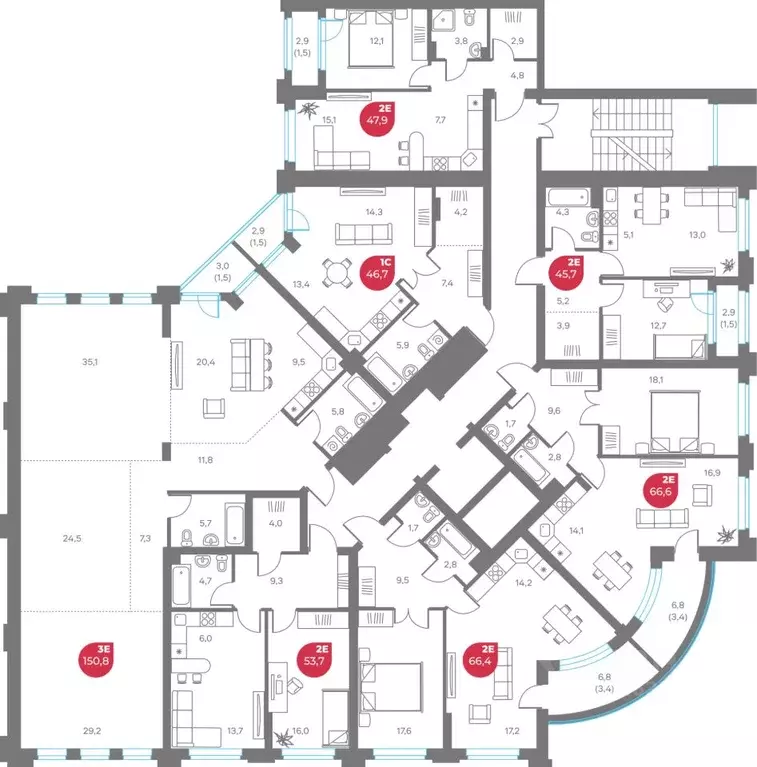 2-к кв. Пермский край, Пермь Советская ул., 16 (66.6 м) - Фото 2