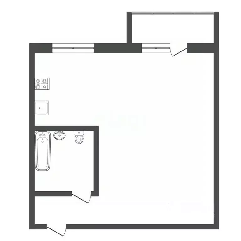1-к кв. Тульская область, Тула ул. Самоварная, 11 (33.1 м) - Фото 2