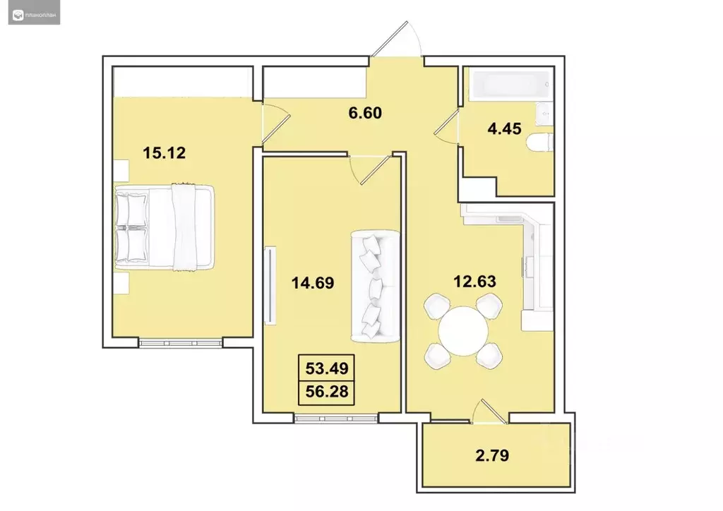 2-к кв. Иркутская область, Иркутск Ново-Ленино мкр, Огни Города жилой ... - Фото 1