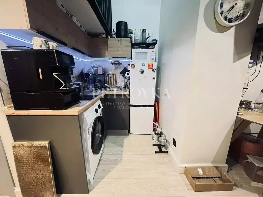 Студия Москва 2-я Рощинская ул., 10 (28.0 м) - Фото 2