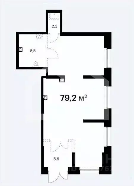 Торговая площадь в Московская область, Мытищи ул. Колонцова, 2Бк2 (79 ... - Фото 2