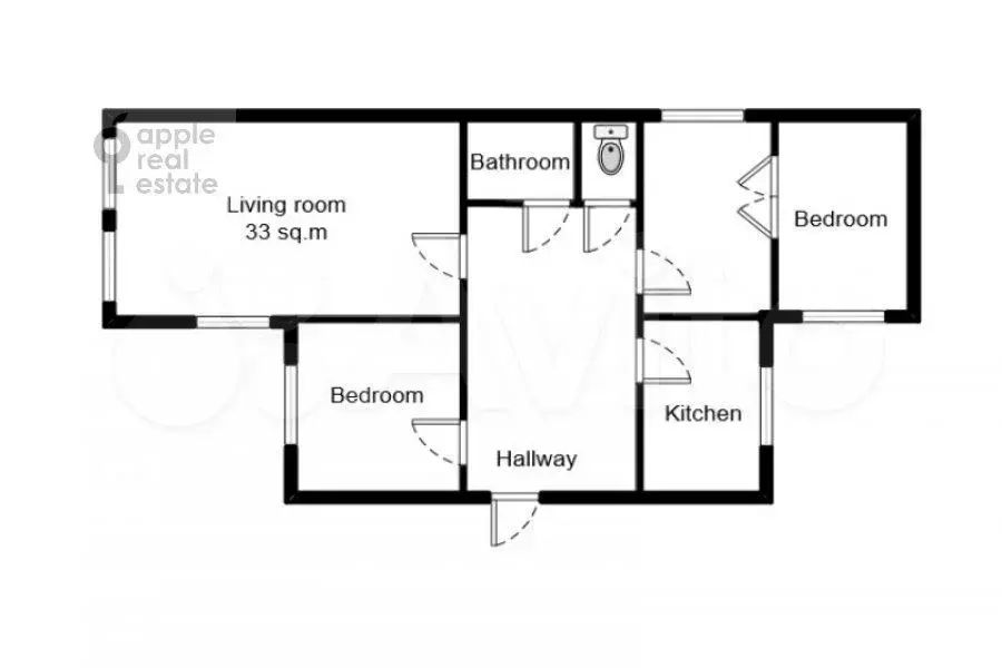 4-к. квартира, 110 м, 3/6 эт. - Фото 0