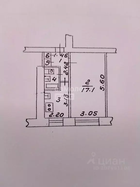 1-к кв. Липецкая область, Липецк просп. Победы, 17 (28.6 м) - Фото 1