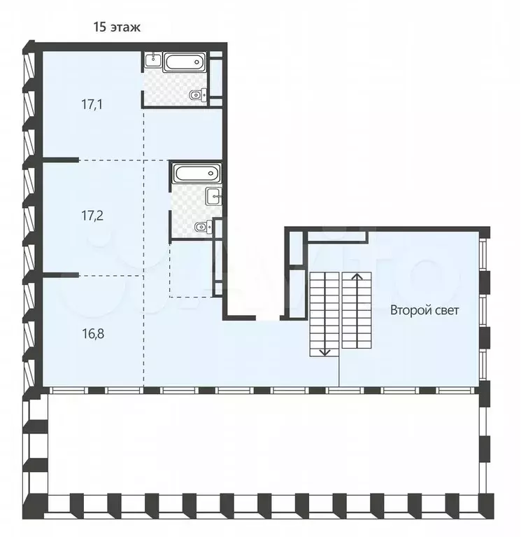 Аукцион: 4-к. квартира, 235,9 м, 14/17 эт. - Фото 1