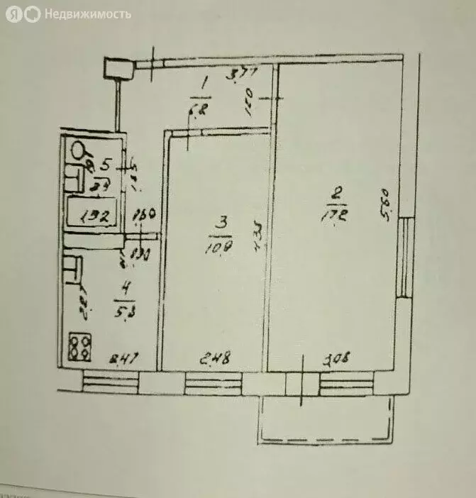 2-комнатная квартира: Уфа, Вологодская улица, 22/2 (43 м) - Фото 1