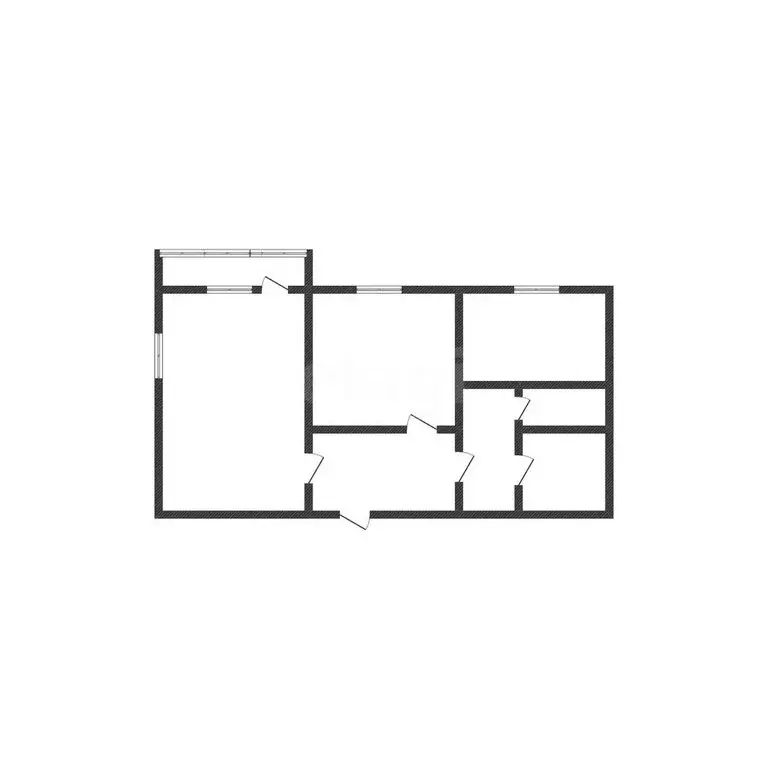 2-комнатная квартира: Строитель, Октябрьская улица, 23А (50.8 м) - Фото 1