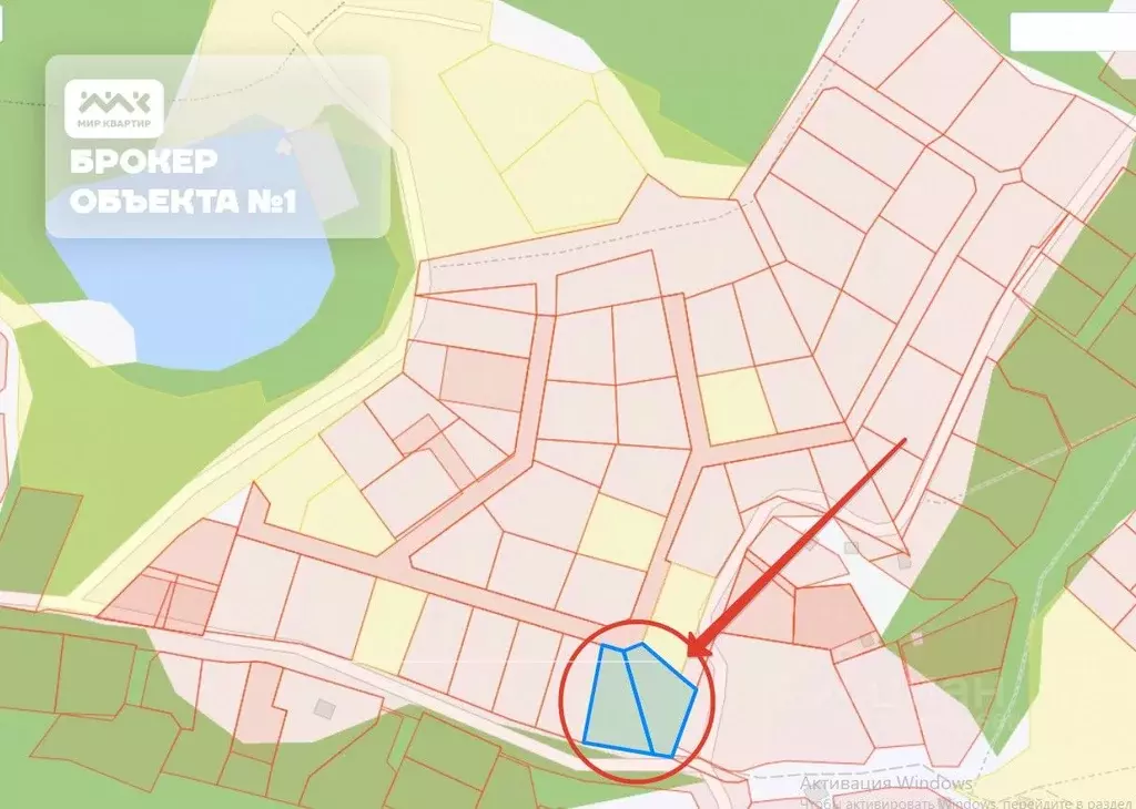 Участок в Ленинградская область, Приозерский район, Красноозерное ... - Фото 1