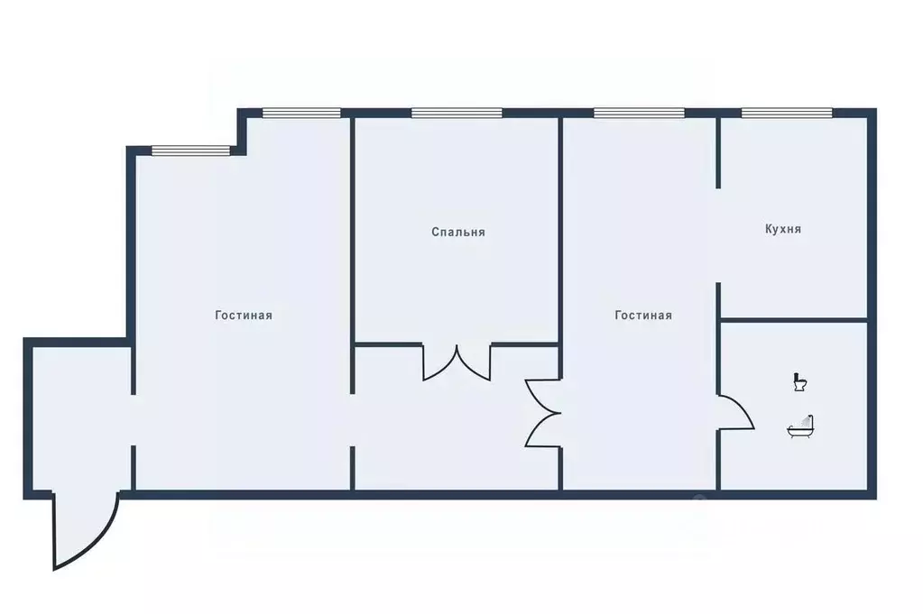 3-к кв. Москва Новинский бул., 18С1 (120.0 м) - Фото 2