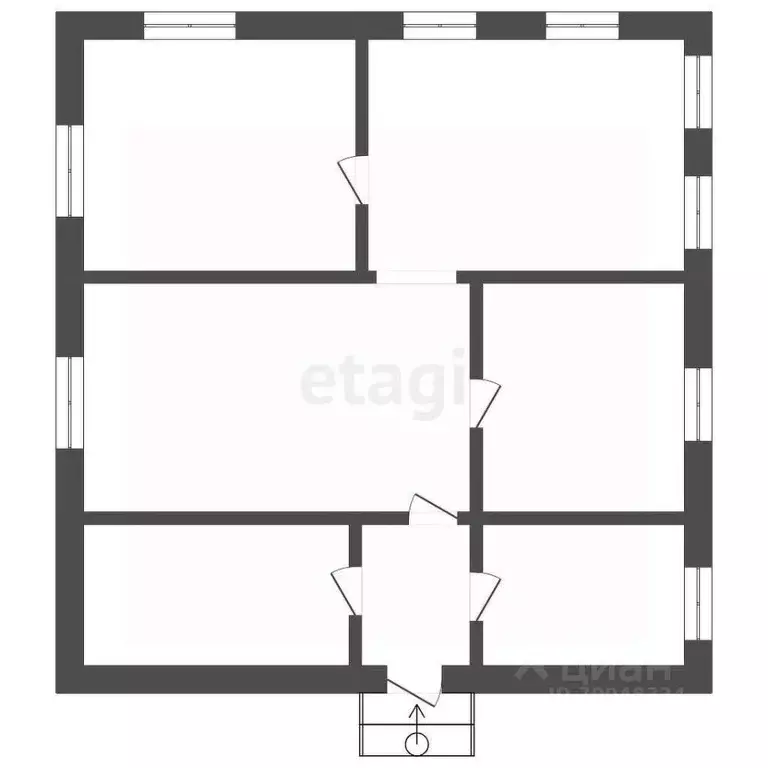 Дом в Свердловская область, Талица ул. 60 лет Октября, 23 (42 м) - Фото 2