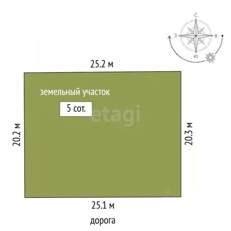 Участок в Ростовская область, Аксай ул. Георгиевская (5.0 сот.) - Фото 1