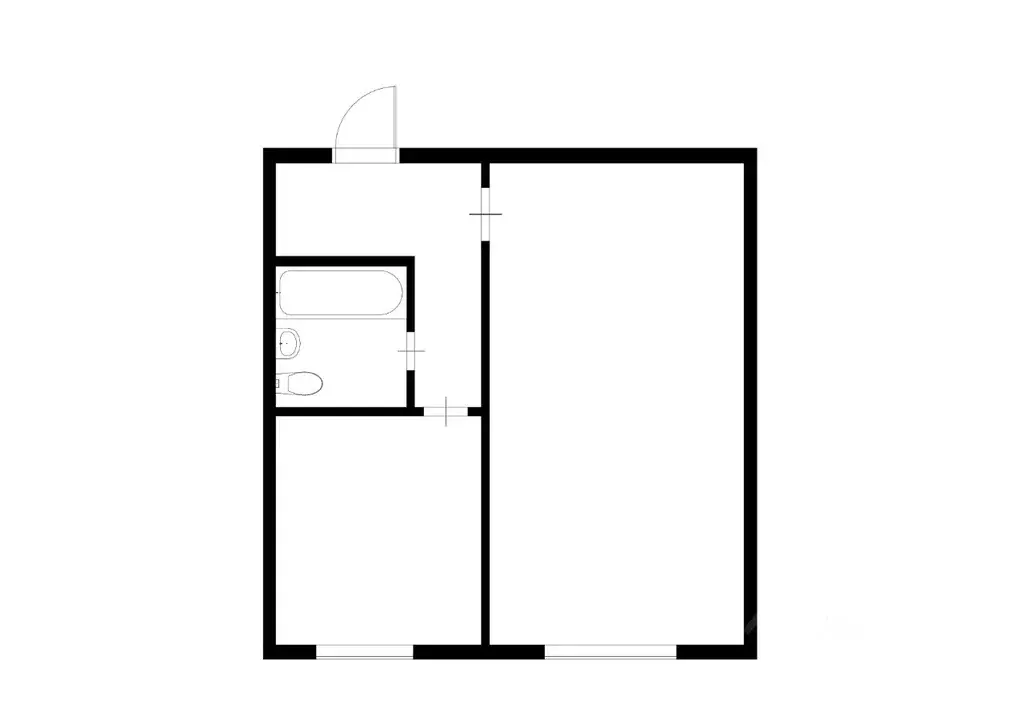 1-к кв. Москва ул. Исаковского, 20К2 (32.6 м) - Фото 1