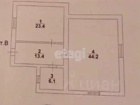 Дом в Саратовская область, Саратов проезд 3-й Мурманский, 14А (80 м) - Фото 1