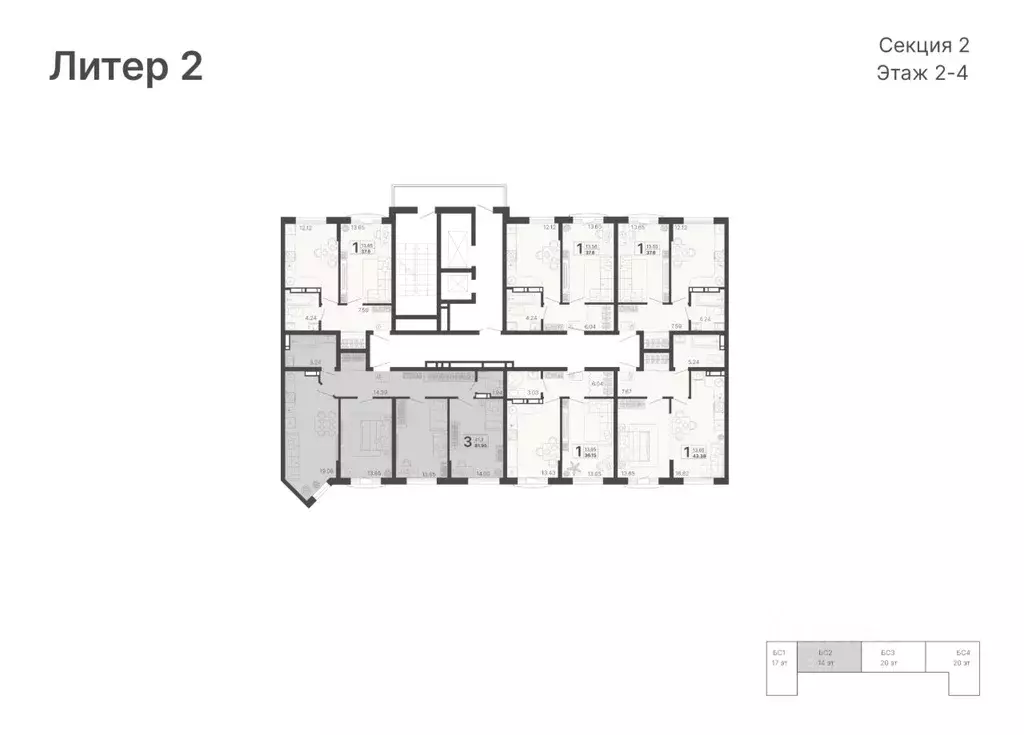 1-к кв. Краснодарский край, Сочи Краснодонская ул. (33.88 м) - Фото 2