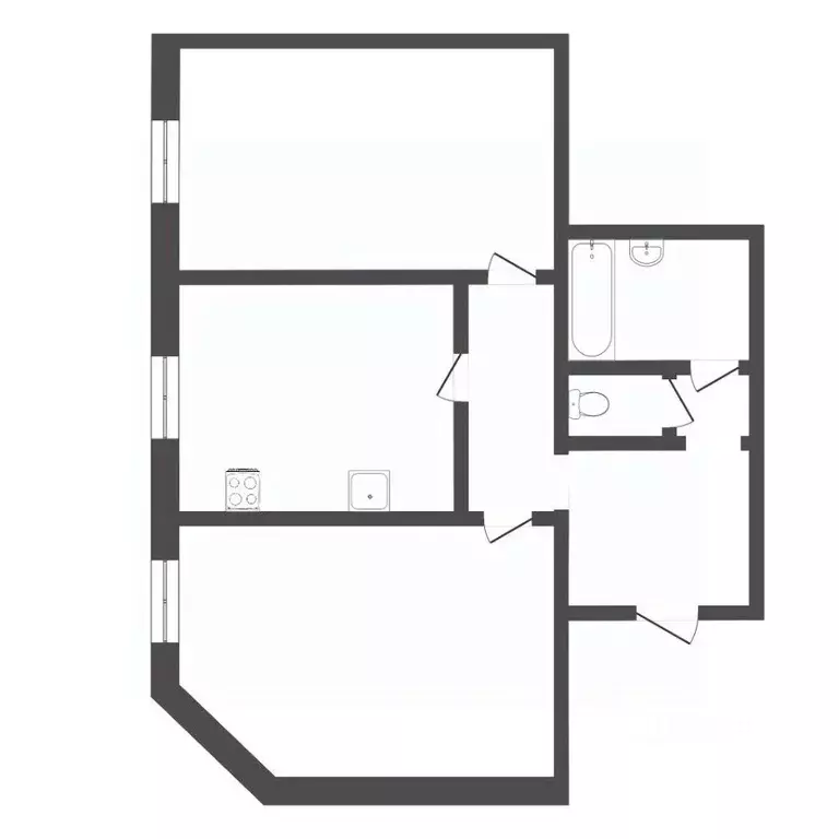 2-к кв. Тюменская область, Тюмень ул. Червишевский Тракт, 31/1 (58.4 ... - Фото 1