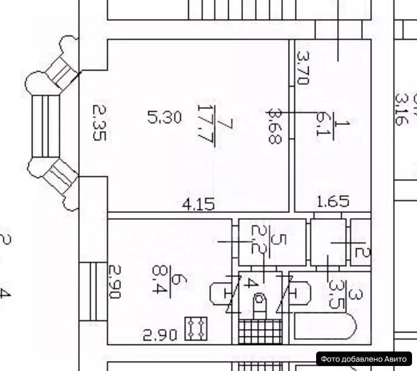 1-к кв. Санкт-Петербург просп. Стачек, 67К7 (39.0 м) - Фото 2