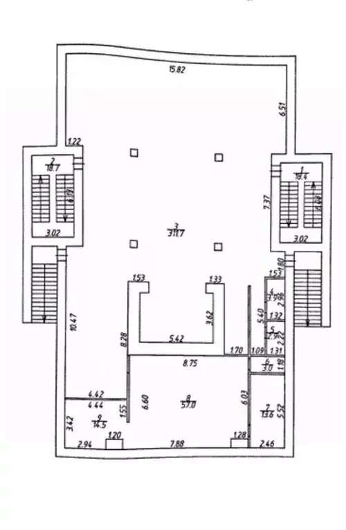 Помещение свободного назначения в Удмуртия, Ижевск Школьная ул., 58А ... - Фото 2